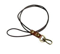 llave del teléfono, cuello colgado, Cordón for teléfono celular y llave de cuero 15-49 cm(49cm)