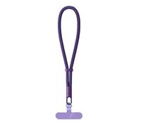 llave del teléfono, cuello colgado, Correa for muñeca con cordón for teléfono móvil de poliéster con cierre automático ajustable multicolor(Purple)