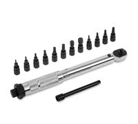 Llave dinamométrica ¼" - 265mm - 5-25Nm | Incl. juego de puntas de 12 piezas