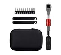 Llave dinamométrica de ciclismo, kit de enchufe portátil, juego de trinquete preciso, herramienta de reparación de montaña, equipo de mantenimiento de bicicletas para afinación de carretera, uso