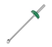 Llave dinamométrica de haz de 1/2 pulgada, 0-300 N.m SAE y escala métrica, herramienta automotriz de acero para reparación de automóviles y camiones con indicador de fácil lectura y texturizado (mango