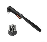 Llave dinamométrica de mantenimiento de bicicletas con rango de par dual de 310 Nm y 1020 Nm y juego de brocas que contiene Hex H3 H8 y Torx T25 para uso de reparación (10-20 Nm)