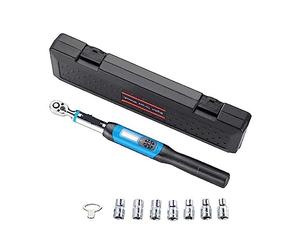 Llave dinamométrica digital, cabeza de trinquete bidireccional 3/8 pulgadas, herramientas manuales reparación bicicletas ajustables profesionales, 1,5-30/4,2-85 Nm Para uso doméstico
