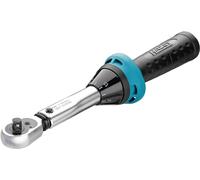 Llave dinamométrica HAZET 5108-2CT para bicicletas I Salida: cuadrada 6,3 mm 1/4 pulgada, tolerancia: 4%, 2,5-25 Nm, graduación fina I Carraca reversible, para bicicletas 232 mm