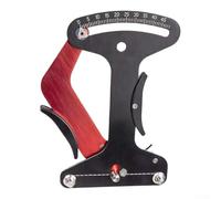 Llave dinamométrica, medidor de tensión de radios, ajuste de alambre, corrección de descentramiento, para ztto medidor de tensión de radios, montaje de rueda de malla de alambre (negro rojo)