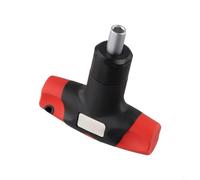 Llave dinamométrica preestablecida con mango en T de .8 Nm/2.5 Nm para boquilla con diseño de separación y compatibilidad de broca hexagonal de 4 pulgadas, color plateado (B)