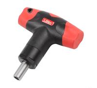 Llave dinamométrica preestablecida con mango en T, herramienta de clic separable con ajuste de .8 Nm/2.5 Nm para boquilla y puntas hexagonales de 1/4 pulgadas, cromo vanadio Sl (A)