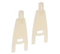 Llave Dispensadora de Papel Higiénico 2 Piezas | Plástico Blanco, Acceso Práctico y Limpieza, para Recarga en Baños Comerciales y Dispensadores