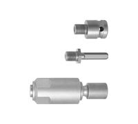 Llave eléctrica con mango , juego de 3 accesorios de batería digital universal, adaptador para taladro eléctrico, para corte, taladro, reparación, inspección, taller de automóviles