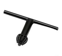 Llave eléctrica para portabrocas de 4 mm a 20 mm, construcción de hierro forjado, cuerpo templado por calor, mango ergonómico para un funcionamiento seguro (A)