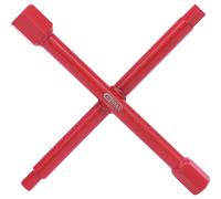 Llave en cruz sanitaria KS Tools, 7 funciones