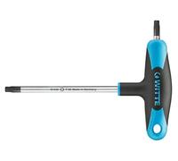 Llave en "T" Torx Doble Varilla PRO con doble cabezal para facilitar el acceso a tornillos difíciles en reparaciones y mantenimiento.