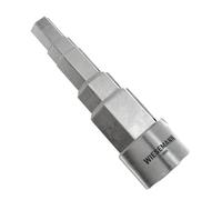 Llave escalonada universal para radiador con 5 escalones y entrada de 1/2" de WIESEMANN 1893 I 81116