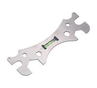 Llave especial, Nivel Llave de Baño Llave de Baño Multifuncional Universal con Nivel Herramienta de Instalación de Fontanería de Grifo