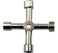 Llave Herramienta Universal, Llave de utilidades universal 4 en 1, cruzada(Silver)