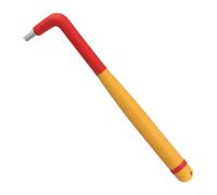 Llave hexagonal aislada de alto voltaje, herramienta en forma de L, 1000 V VDE estándar con mango TPE (10 mm)
