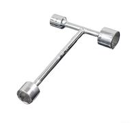 Llave hexagonal de 3 vías con mango en T con enchufe triple de 8 mm, 9 mm, 10 mm, para reparación de ciclismo, servicio automotriz y aplicaciones técnicas (14-17-19 mm)