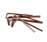 Llave hexagonal de acero S2, llave Allen universal de 1,5/2/2,5/3/4/5/6/8/10 mm, tipo L, plana/esférica, herramientas manuales métricas(6.0mm-Flat Head-1pcs)