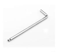 Llave hexagonal larga hexagonal interior de cabeza de bola de 125 x 5 mm con ángulo estándar de 90 grados para mantenimiento automotriz y de equipos