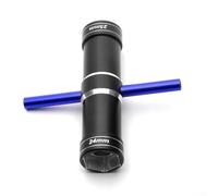 Llave hexagonal ligera de 4 vías para coches RC a escala 15 con diseño de alta precisión para un ajuste seguro de la tuerca y reducción del deslizamiento durante el uso (rojo)