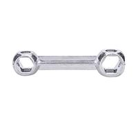 Llave hexagonal multifuncional de aleación de aluminio de 9,3 cm para reparación de hogar y coche, llave hexagonal de hueso