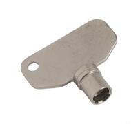 Llave hueca para E3-5-15, llave tubular tratada con zinc para RV para compartimentos exteriores de autocaravana, incluyendo puertas de almacenamiento de capó (4 muescas)