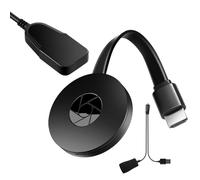 Llave inalámbrica 1080P WiFi Miracast AirPlay DLNA Compatible con Android iOS Windows Mac Adaptador de Pantalla sin Cable Receptor TV Portátil para Streaming Presentación Juego Escritorio Casa