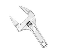 Llave inglesa ajustable de acero inoxidable, llaves de mordaza ajustables, llave de tubo universal de gran apertura de 16-68 mm, llave de tuerca, juego de reparación de llave inglesa ajustable, herram