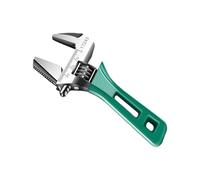 Llave inglesa ajustable estándar de 6/8 pulgadas, herramienta de fontanería, mantenimiento del hogar, fontanería para espacios reducidos