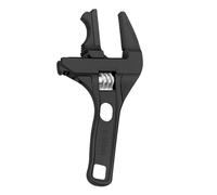 Llave inglesa ajustable, llave de mandíbula grande, herramienta de capa de alto rendimiento | Llave de reparación de gran alcance, haz de fijación de precisión, instrumento de mantenimiento de garaje