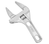 Llave inglesa ajustable, llave de plomería de vástago corto para espacios reducidos, mini llave de plomería para pernos de tuercas de tubería de cocina de baño