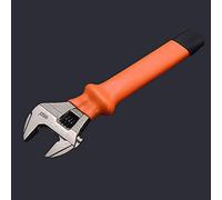 Llave inglesa ajustable SENRISE llave de aislamiento, mango suave, boca ancha, herramienta de mano de mandíbula ancha