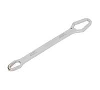 Llave inglesa de doble extremo autoajustable, herramienta multifuncional ajustable para reparación de automóviles, acero al cromo-vanadio, 8-22 mm (Plata)