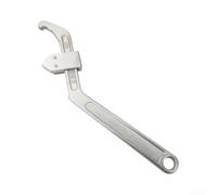 Llave inglesa de gancho ajustable Tuerca redonda Amortiguador Aleación | Llave inglesa de gancho, se adapta a tuercas redondas de 8 a 22 mm, aleación, herramienta de contratuerca amortiguadora