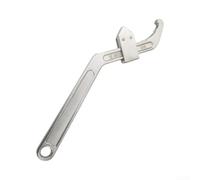 Llave inglesa de gancho ajustable Tuerca redonda Amortiguador Aleación | Llave inglesa de gancho, se adapta a tuercas redondas de 8 a 22 mm, aleación, herramienta de contratuerca amortiguadora