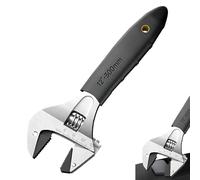 Llave inglesa genérica 25 cm | Llave de trinquete giratoria | Herramienta de rotación portátil de acero al carbono para fontanería casa reparación grifo perno mecánico