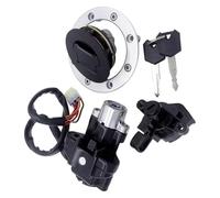 Llave Interruptor Encendido Para Suzuki Para GSF 650 Para Bandit 2003-2015 Depósito Combustible Cerradura Asiento 2 Llaves Interruptor Encendido Casco Motocicleta 1 Juego