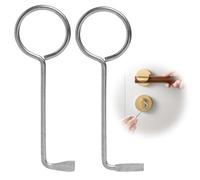 Llave Maestra para Abrir Puertas, Juego de Ganzúas Profesionales, 2 Unidades llaves Universales de Acero Inoxidable, Herramienta de Apertura para Puertas de Habitaciones y Cerraduras de Barba