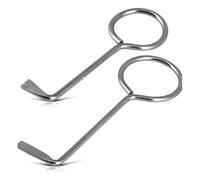 Llave Maestra para Abrir Puertas Universal Herramienta Profesional para Cerradura de Cerrajería Ganzúas de Gancho para Puertas Juego de Profesional Ganzúas para Puerta de Casa Lock Picking Set, 2 Uds