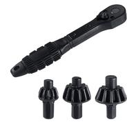 Llave Mandril de Trinquete 2 en 1, Incluye 3uds Mandriles Herramienta de Repuesto Universal Compatible con Taladros Eléctricos y la Mayoría las Herramientas Eléctricas