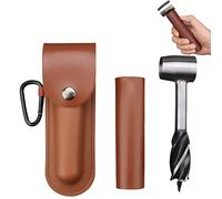 Llave manual de barrena Scotch Eye Auger, juego de brocas multiusos, herramienta de supervivencia de arbustos de campo taladro manual con funda, para acampar y mochilero al aire libre