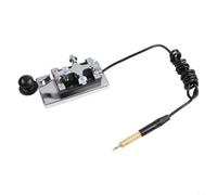 Llave manual del telégrafo K4 con la construcción tradicional del metal para el código Morse y la comunicación de CW en la radio de onda corta