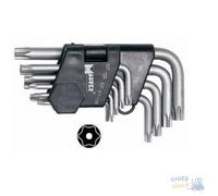 Llave Maurer Plus Torx Corta Con Agujero Serie 9 Piezas Acero S2 T10-T50
