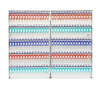 Llave montada en la pared: caja de llaves para uso en interiores y exteriores, con capacidad para 12-180 llaves, perfecta para la oficina en casa y negocios con etiquetas y calcomanías para una fácil