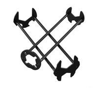 Llave multifunción para fregadero, herramienta de reparación de fontanería con cuatro garras ajustables y cabeza hexagonal, para instalación de grifos de baño y cocina (A)