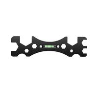 Llave multifuncional, ángulos de curva, llave de nivelación, reparación de grifo de ducha, instalación y mantenimiento del baño, herramienta de mantenimiento del hogar