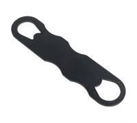 Llave multifuncional ergonómica de acero inoxidable de gran área, herramienta de mano negra, agarre mejorado de 13,8 cm para bujes de trabajo, montaje de desmontaje, uso profesional de bricolaje