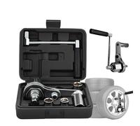 Llave multiplicadora de torsión, kit de llave de tuerca de lengüeta de mano, kit de cambio de neumáticos con enchufes para caravanas, semirremolques, reparación de automóviles, mantenimiento de ruedas