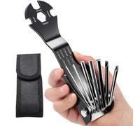 Llave Multiusos 11 en 1 Herramienta de Mano Plegable para Reparaciones con