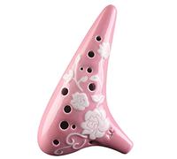 Llave Ocarina De 12 Hoyos Alto AC Ocarina para Principiantes Estudiante Entretenimiento para Adultos Ocarina Instrumento Musical Piccolo Silbato Flauta Entonación Estable.